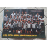 Revista Manchete Esportiva 75 Flamengo E Pôster Atlético Mg