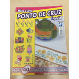 Revista Mãos A Arte Especial 8 Ponto Cruz Bordados Z430