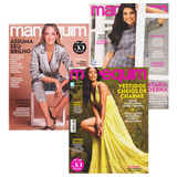 Revista Moda Corte E Costura Com Moldes Kit 3 Manequim