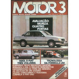 Revista Motor 3 N 34 Abril 1983 Monza 1 8 Fiat Oggi Uno
