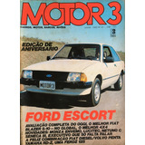 Revista Motor 3 N 37 Julho 1983 Escort Oggi Monza Envemo
