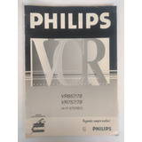 Revista  philips Manual Vídeo Cassette