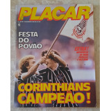 Revista Placar 656 Pôster Corinthians Campeão