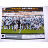 Revista Placar Mini Poster Botafogo Rio Branco Campeão 2010