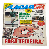 Revista Placar N 488 Pôster Piquet Teixeira Verdão Seleção