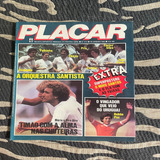 Revista Placar N 610 Pôster Santos Zagallo Pôster Flamengo