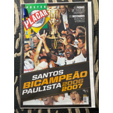 Revista Placar Poster Santos