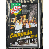 Revista Placar Poster Santos