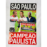 Revista Pôster Gigante São Paulo Campeão Paulista 2021