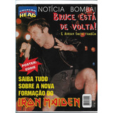 Revista Pôster Iron Maiden Coleção Metalhead N 28