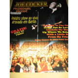 Revista pôster Joe Cocker Mundial Music Rock Anos 60