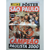 Revista Poster Lance São Paulo Campeão Paulista 2000