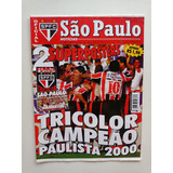Revista Pôster Oficial São Paulo Campeão Paulista 2000