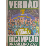 Revista Pôster Palmeiras Bicampeão Brasileiro 2023 Novo