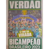 Revista Pôster Palmeiras Bicampeão Brasileiro 2023 Novo