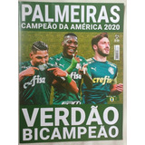 Revista Pôster Palmeiras Campeão Da América 2020