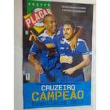 Revista Pôster Placar Cruzeiro Campeão Brasileiro