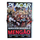 Revista Poster Placar Flamengo