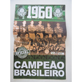 Revista Pôster Retrô Palmeiras Campeão Brasileiro 1960