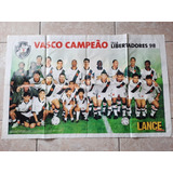 Revista Pôster Vasco Campeão Da Libertadores 1998 Lance