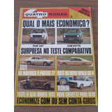 Revista Quatro Rodas 200 Mar 77 Fiat 147 Chevette Maverick