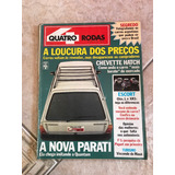 Revista Quatro Rodas 322 Chevette Parati Escort Ano 1987