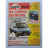 Revista Quatro Rodas N°354 Jan/1990 Santana Verona Escort 