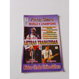 Revista Rock Stars World's Champions Letras Traduzidas O473