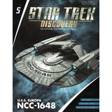 Revista Star Trek U.s.s Europa Ncc- 1648 + Miniatura - 16 Páginas Em Inglês - Editora Eaglemoss - Formato 17 X 22 - Capa Mole - 2018 - Bonellihq Abr24