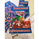 Revistinha Para Colorir Os Vingadores heróis 23 Unidades