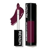 Revlon Batom Líquido De Tinta De Cetim ColorStay Cores Labiais Ricas De Longa Duração Formulado Com óleo De Semente De Groselha Preta 022 Cereja Preta 5 Ml