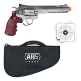 Revolver Co2 4 5 Pressão W702s Rossi Metal Alvos Capa