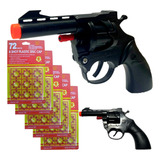 Revolver Gira Tambor Espoleta Modelo Full Black 5 Cartela