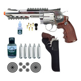 Revólver Pressão W702s Co2 4 5mm Rossi Lançamento Airgun