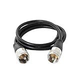 RFAdapter Cabo De Rádio CB Jumper PL259 Cabo Coaxial RG58 De 50 Ohm De Baixa Perda PL 259 UHF Macho Para Conector Macho RG58 50 Ohm De Baixa Perda Para Antena De Rádio