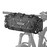 Rhinowalk Bolsa De Guidão De Bicicleta Impermeável Bolsa Seca De 12 Litros Bolsa Frontal De Bicicleta Bolsa De Armazenamento De Grande Capacidade Bolsa De Ombro Para Mochila De Bicicleta