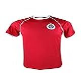 Rhinoxgroup Camiseta Juvenil Chivas De Guadalajara Futebol Poliéster Camisa Juvenil 11 Vermelho M