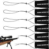 Riakrum 6 Peças De Capa De Barril De Airsoft Para Paintball Com Cordão Elástico Elástico Para Acessórios De Marcadores De Airsoft E Paintball 14 X 8 Cm Preto 