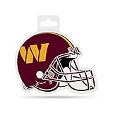 Rico Industries Adesivo De Capacete De Corte Em Forma De Futebol Americano NFL Washington Commanders 12 Cm X 12 7 Cm