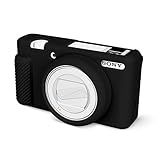 Rieibi Capa ZV 1F Capa Protetora De Silicone Macio Para Câmera Vlog Sony ZV1F ZV 1M2 ZV 1 Mark II Preta