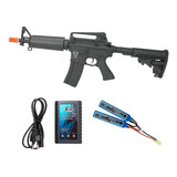 Rifle Airsoft Aeg M4 Asr105 Full Metal Blowback Aps Kit Ba