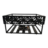 Rig De Mineração Para 6gpus E 5fans Preto Fosco Parafusos