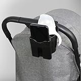 RIIPOO Suporte De Copo Para Carrinho De Bebê Com Suporte De Telefone Suporte De Copo De Rotação De 360 Graus Suporte Universal Para Carrinhos De Bebê E Crianças Preto