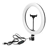 Ring Light 10- Com Suporte E Tripé - Iluminação LED Profissional Para Maquiagem- Lives- Fotos E Vídeos Luz Regulável Para Criadores De Conteúdo