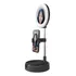 Ring Light Com Espelho De Led E Suporte Para Make Selfie