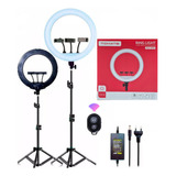 Ring Light Com Tripé Ringlinght Grande 14 Polegadas Luz Led