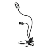 Ring Light De Mesa Iluminador Led Com Suporte Celular Selfie