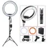 Ring Light Iluminador Led Tipo Aro 18 48cm Completo + Tripé Cor Da Estrutura Preto Cor Da Luz Branco 110v/220v (bivolt)