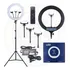 Ring Light Led 18p 50w Profissional Grande Tripé Yq-360b Estrutura Preto Luz 3tons 110v/220v