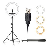 Ringlinght Led Luz Flash Estudio Profissional Tripe Grande